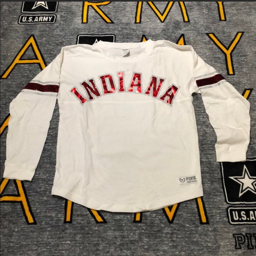 Victoria’s Secret Pink Indiana Bling Long Sleeve!